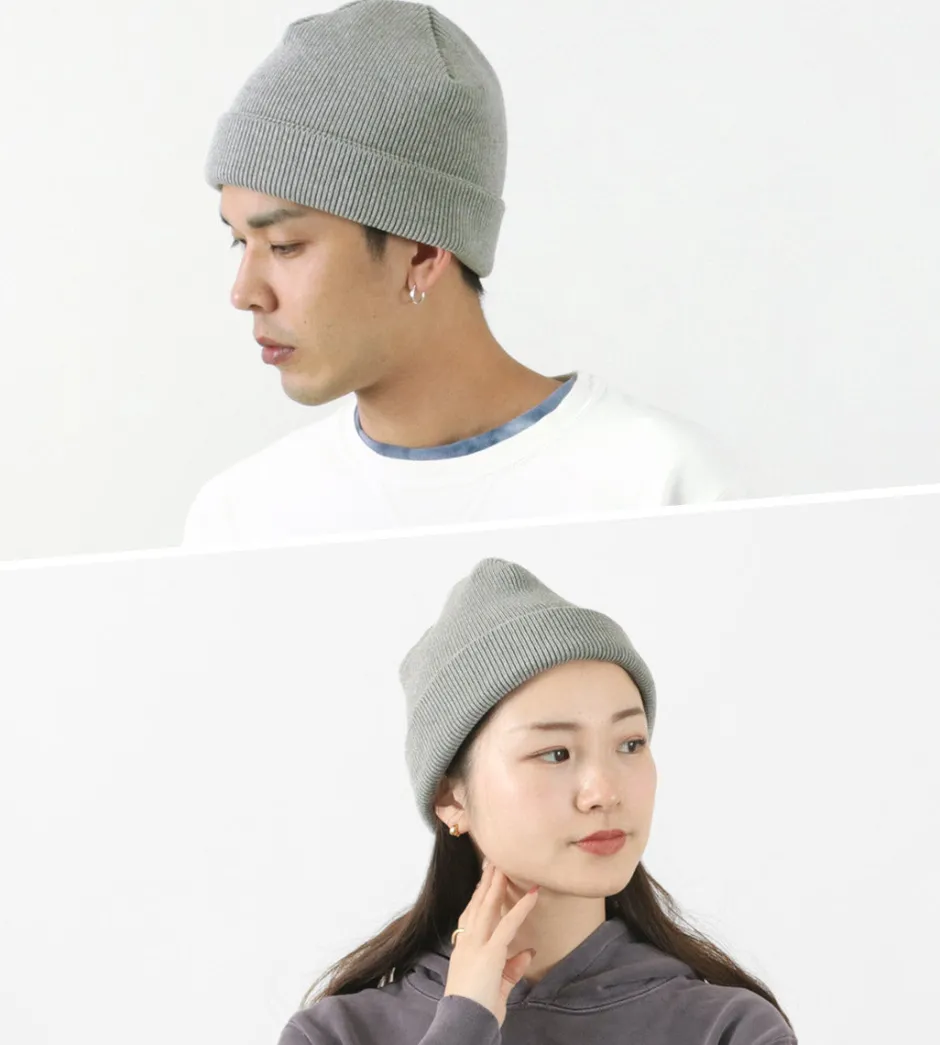 Hats^MOC T / HEAVY WEIGHT KNIT CAP gray