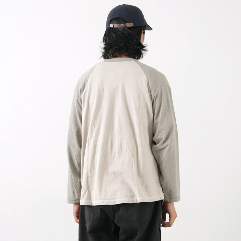 T-Shirts^MOC T / Overdyed Baseball Long Sleeve Big Tee