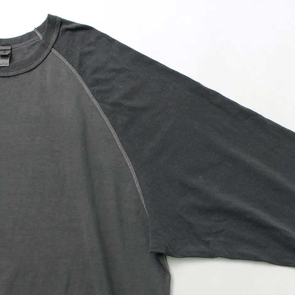 T-Shirts^MOC T / Overdyed Baseball Long Sleeve Big Tee