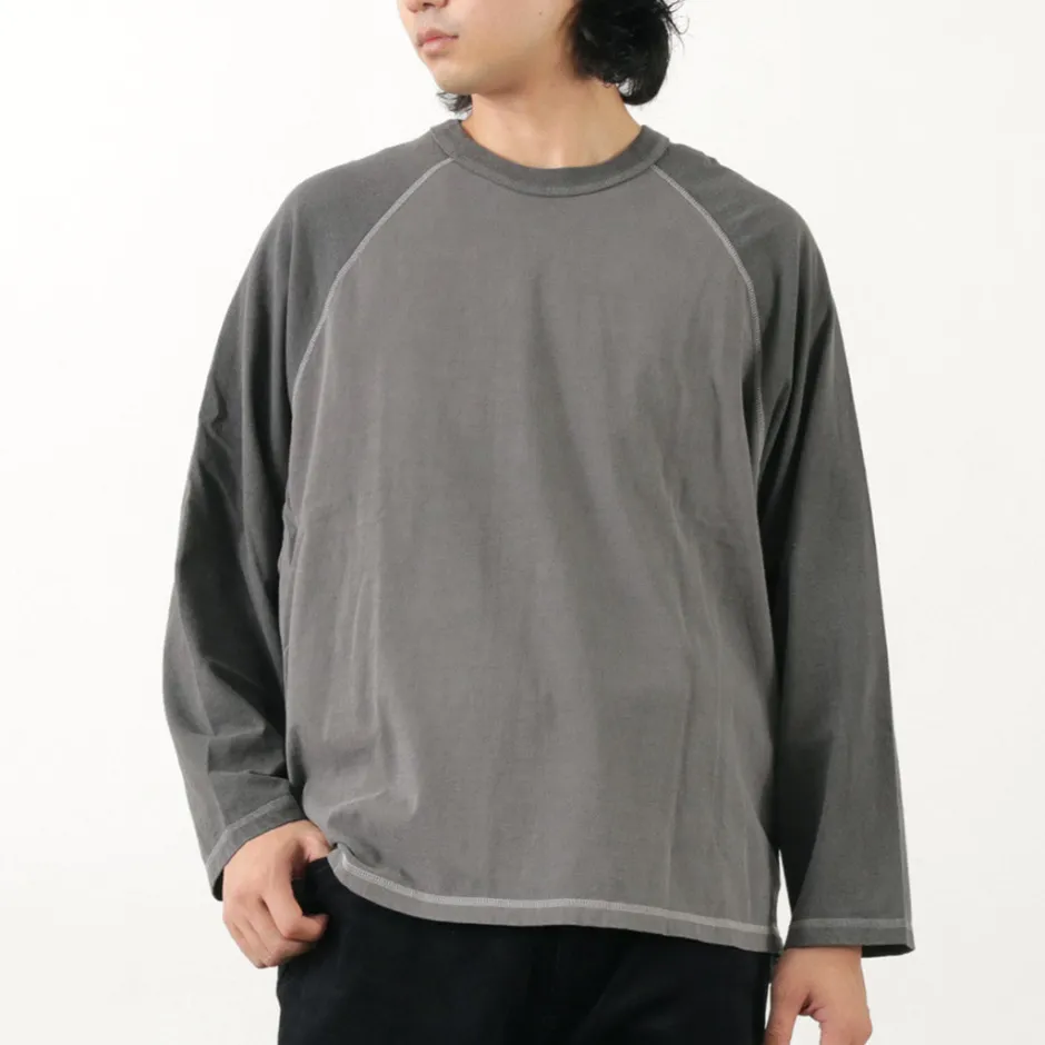 T-Shirts^MOC T / Overdyed Baseball Long Sleeve Big Tee