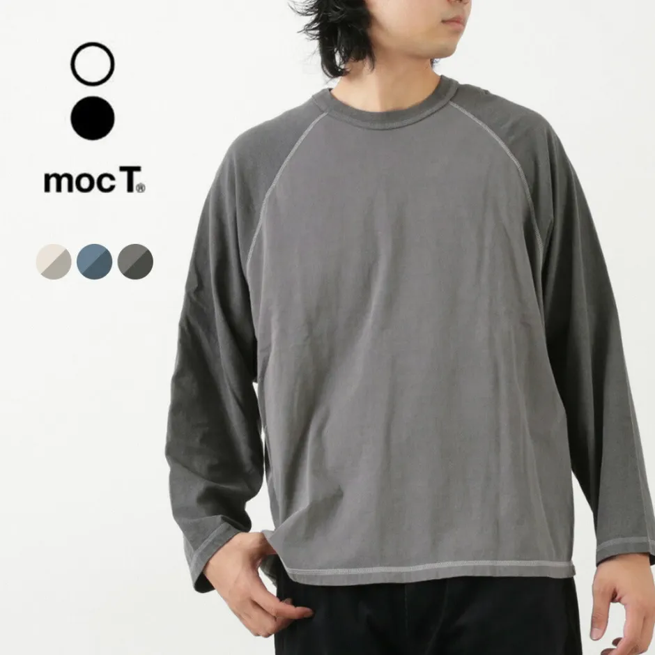 T-Shirts^MOC T / Overdyed Baseball Long Sleeve Big Tee