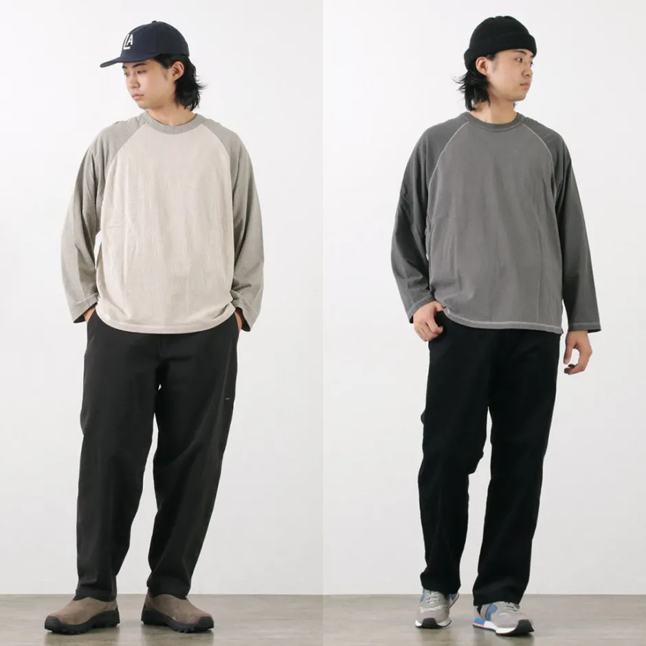 T-Shirts^MOC T / Overdyed Baseball Long Sleeve Big Tee