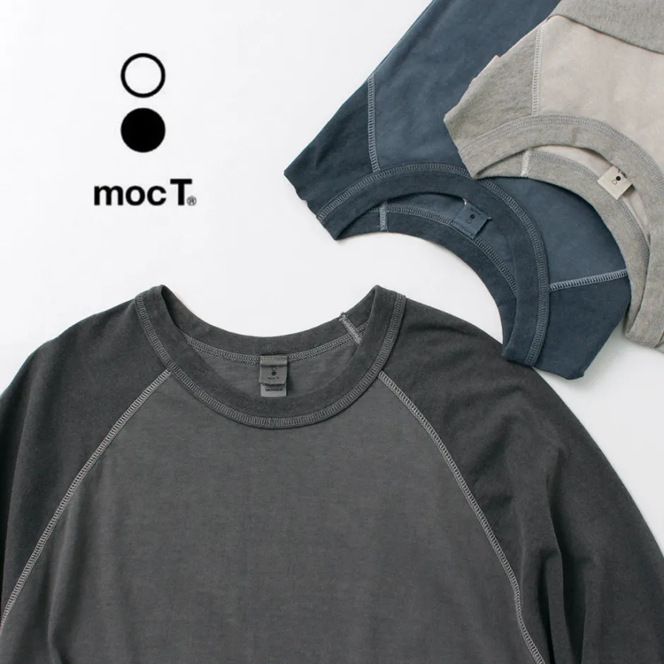 T-Shirts^MOC T / Overdyed Baseball Long Sleeve Big Tee