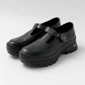 Leather Shoes & Boots^MOLLE SHOES / Free Rock T-Strap Leather Shoes black