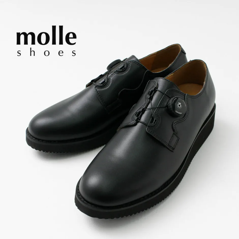Leather Shoes & Boots^MOLLE SHOES / Postman Leather Shoes black