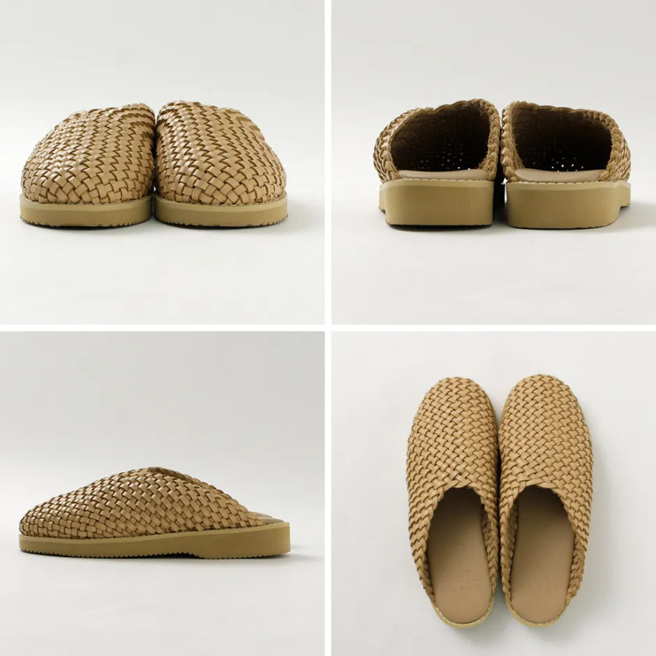Sandals^MOLLE SHOES / Woven Leather Crog Sandals