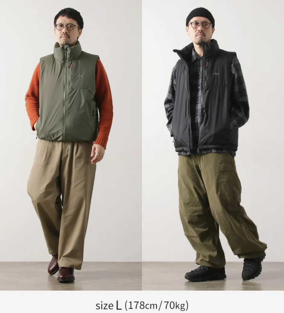 Down Wear^NANGA / Aurora Tex Stand Collar Down Vest