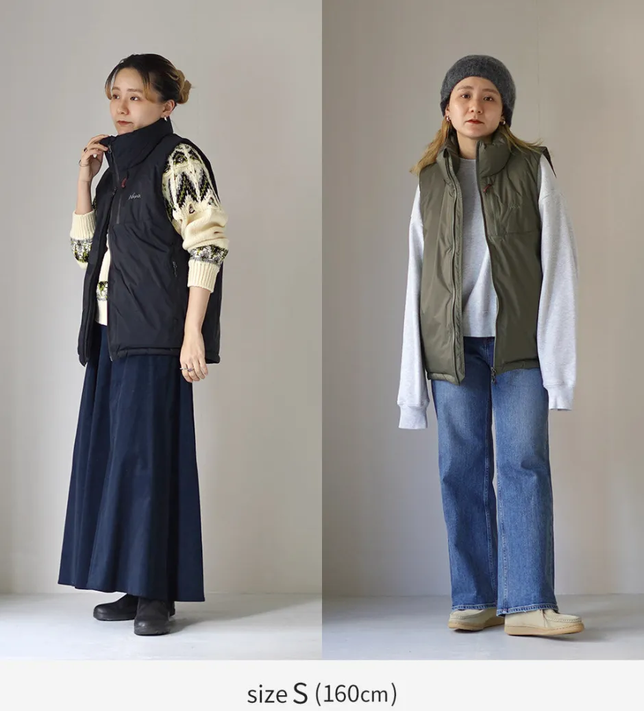 Down Wear^NANGA / Aurora Tex Stand Collar Down Vest