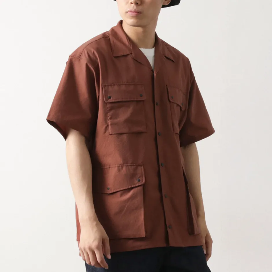 Shirts^NANGA / Dot Air Utility pocket Short Sleeve Shirt