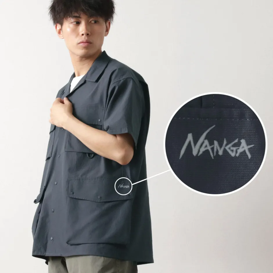 Shirts^NANGA / Dot Air Utility pocket Short Sleeve Shirt