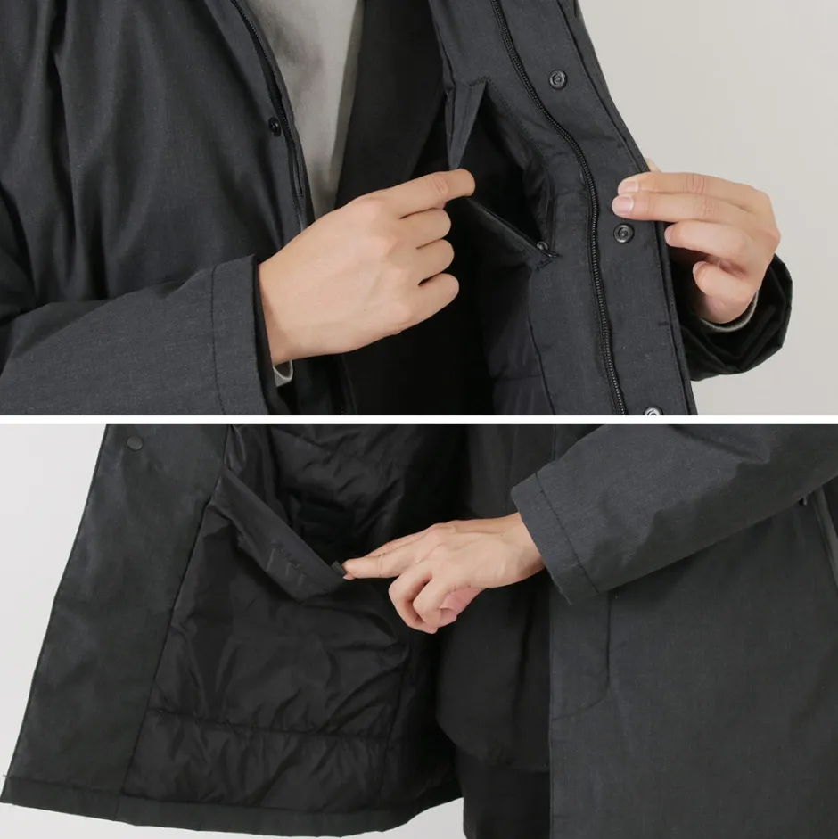 Coats^NANGA / Down Soutien Collar Coat Fire-resistant