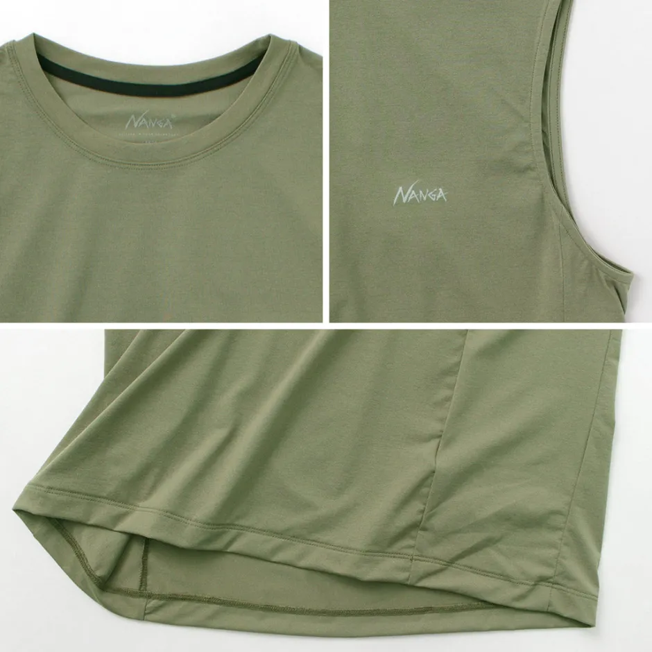 T-Shirts^NANGA / Dry base layer no sleeve tee