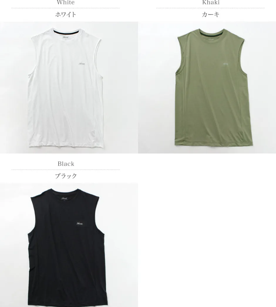 T-Shirts^NANGA / Dry base layer no sleeve tee