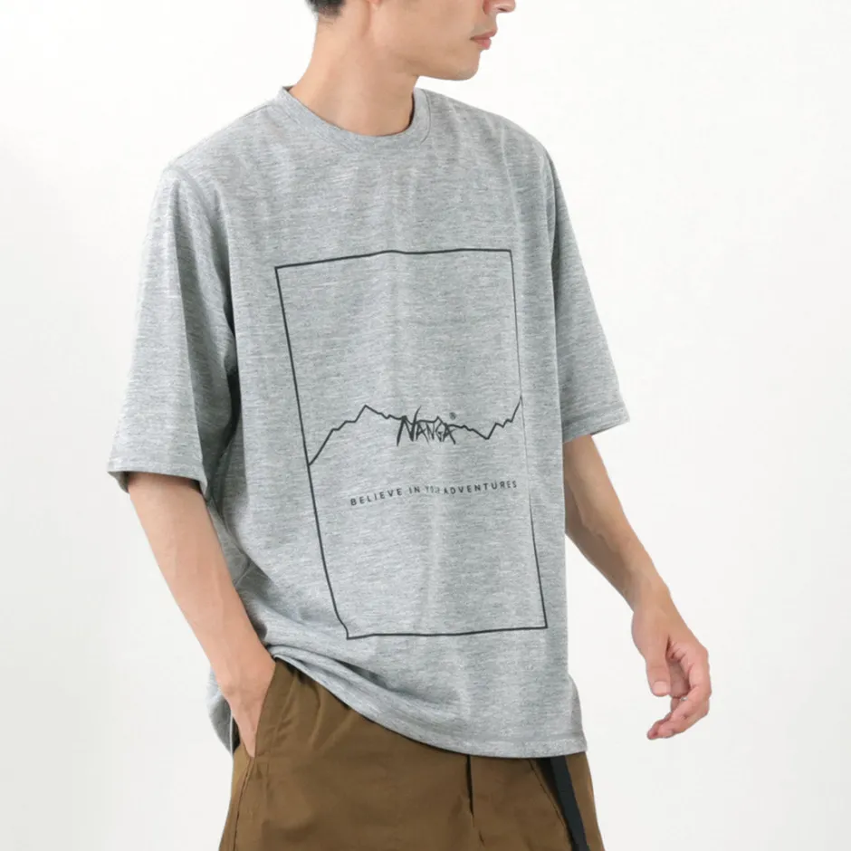 T-Shirts^NANGA / Dry Mix Frame Logo Tee