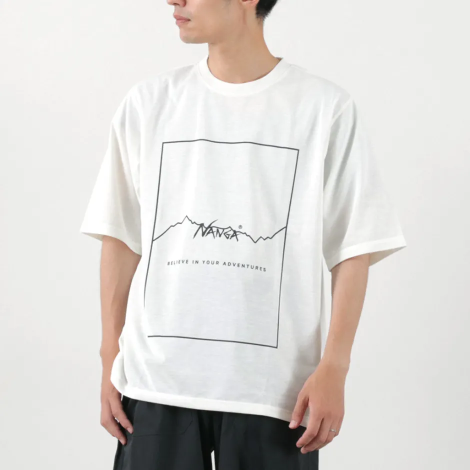 T-Shirts^NANGA / Dry Mix Frame Logo Tee