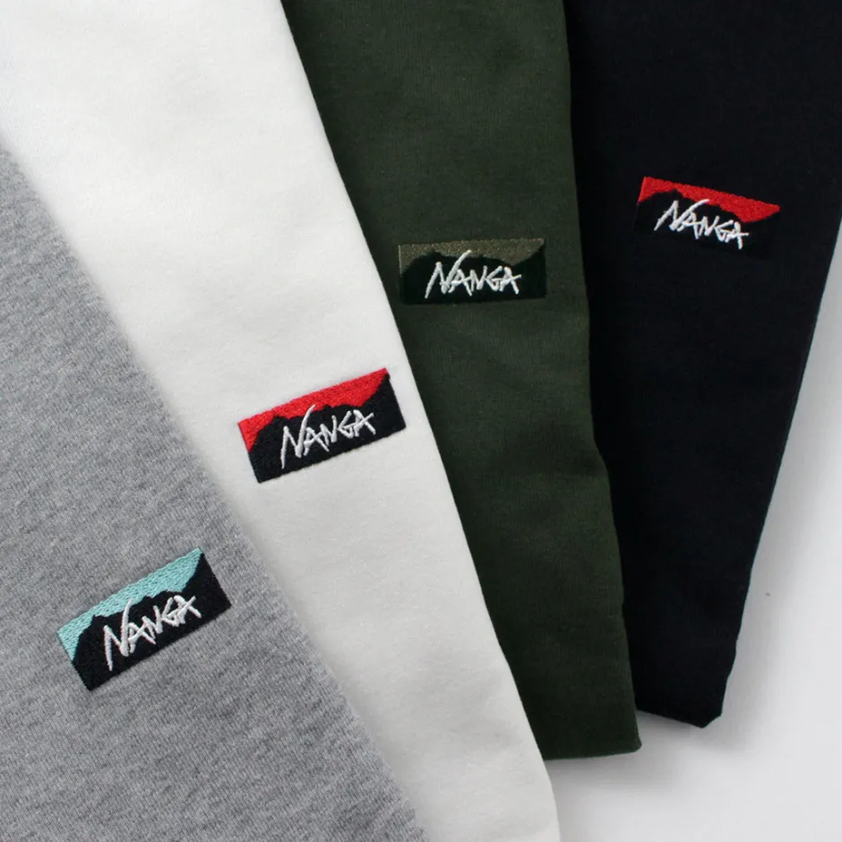 T-Shirts^NANGA / Eco Hybrid Box Logo Embroidery Long Sleeve T-Shirt