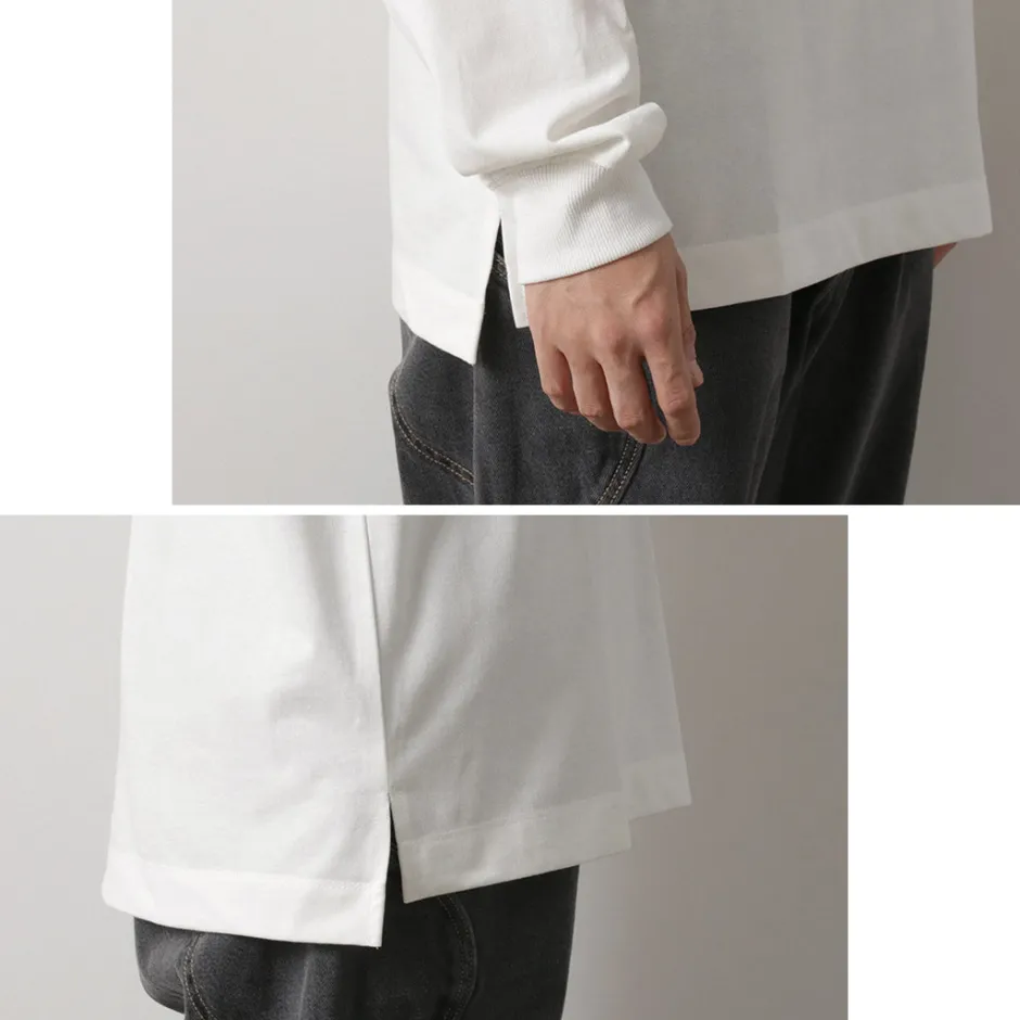 T-Shirts^NANGA / Eco Hybrid Box Logo Embroidery Long Sleeve T-Shirt
