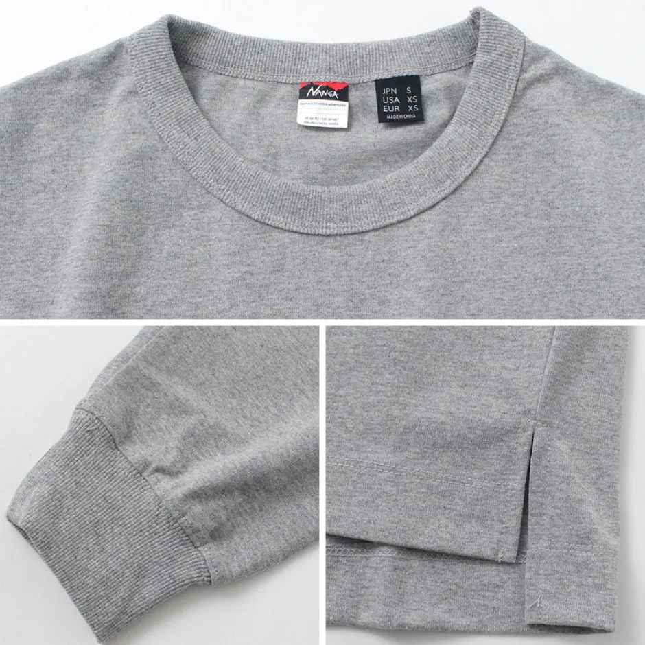 T-Shirts^NANGA / Eco Hybrid Box Logo Embroidery Long Sleeve T-Shirt
