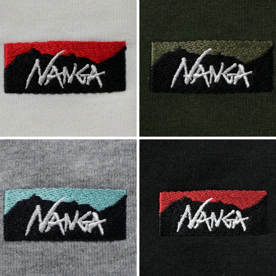 T-Shirts^NANGA / Eco Hybrid Box Logo Embroidery Long Sleeve T-Shirt