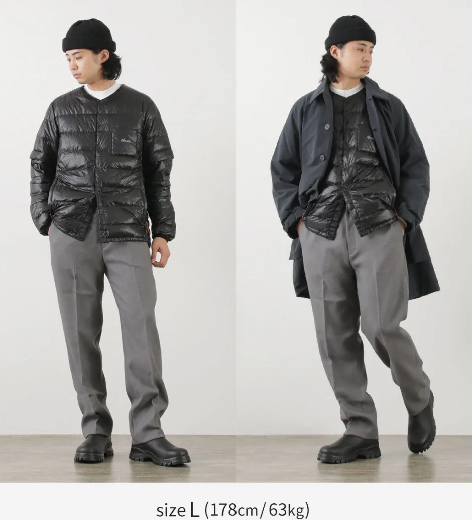 Down Wear^NANGA / Inner Down Cardigan Detachable Sleeve