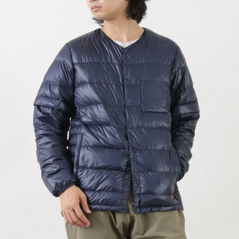 Down Wear^NANGA / Inner Down Cardigan Detachable Sleeve