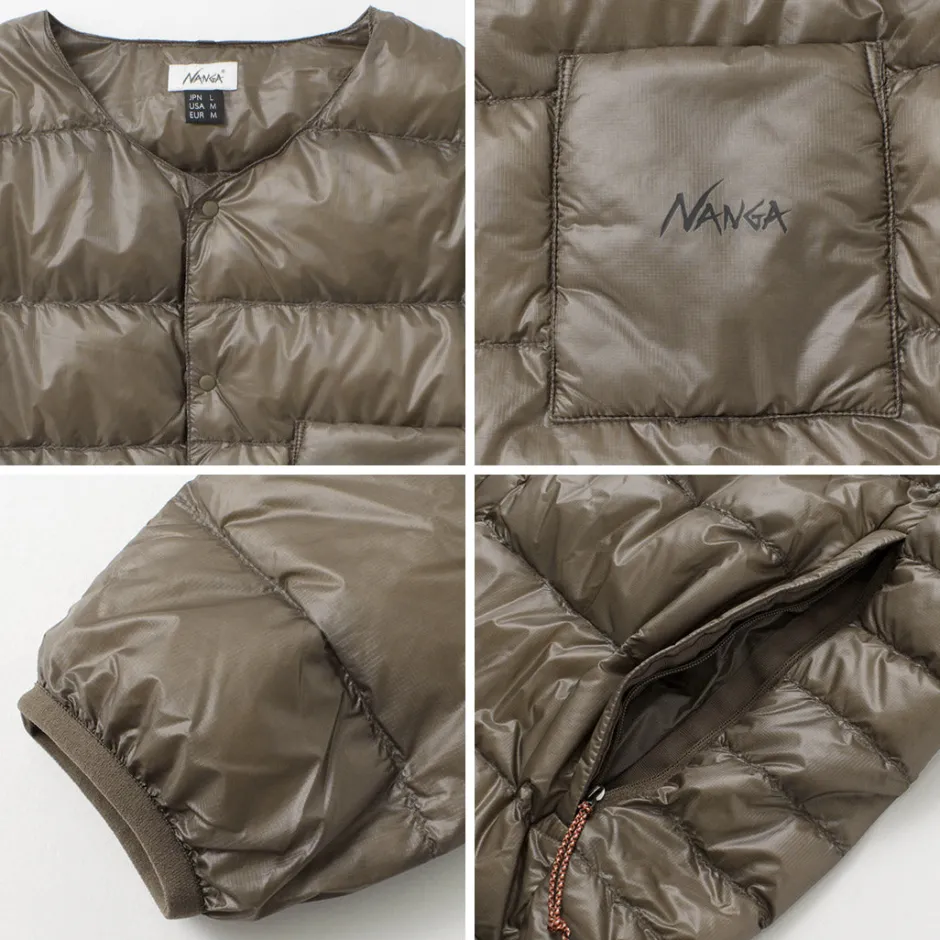 Down Wear^NANGA / Inner Down Cardigan Detachable Sleeve
