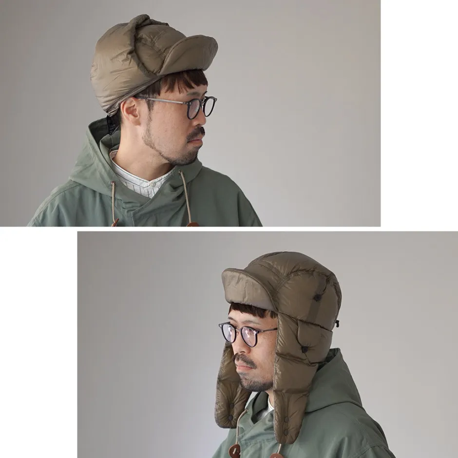 Hats^NANGA / Mountain Lodge Down Ear Flap Cap
