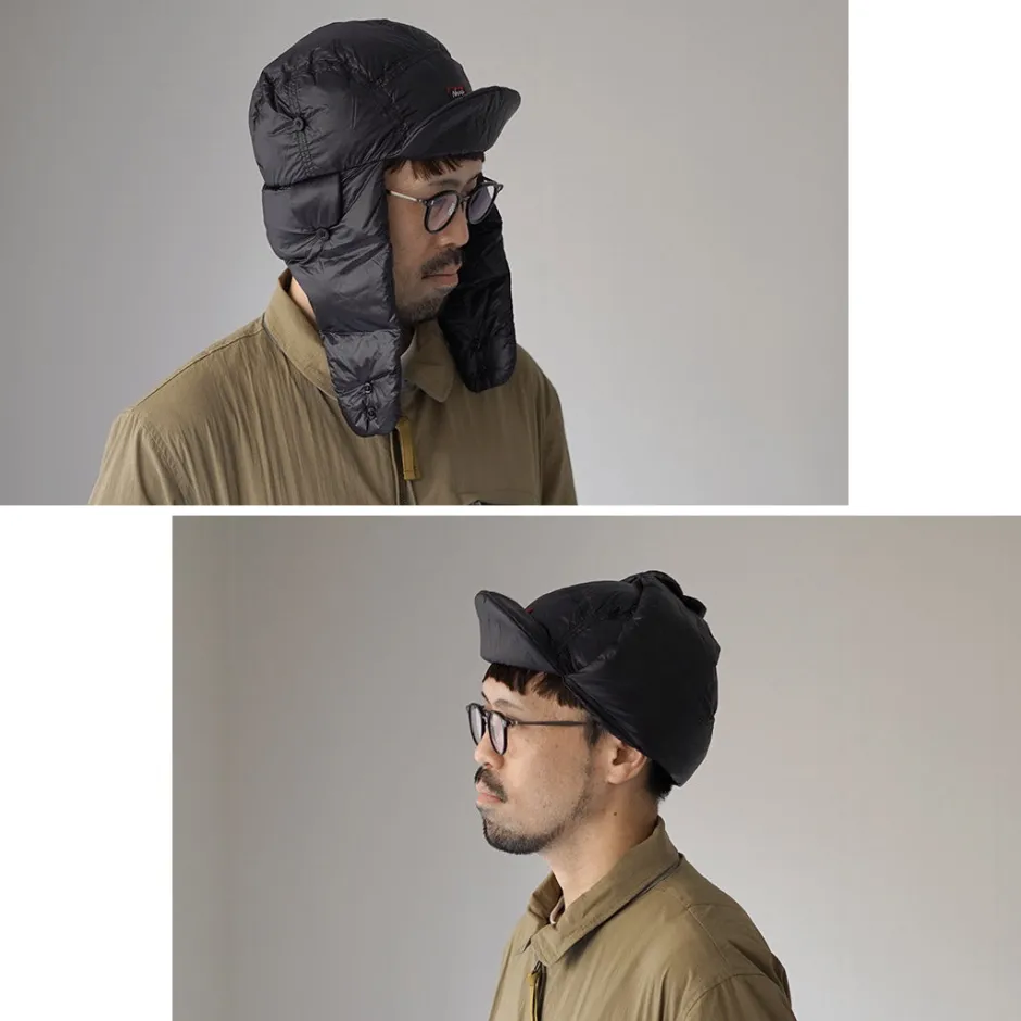 Hats^NANGA / Mountain Lodge Down Ear Flap Cap