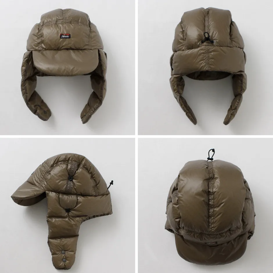 Hats^NANGA / Mountain Lodge Down Ear Flap Cap