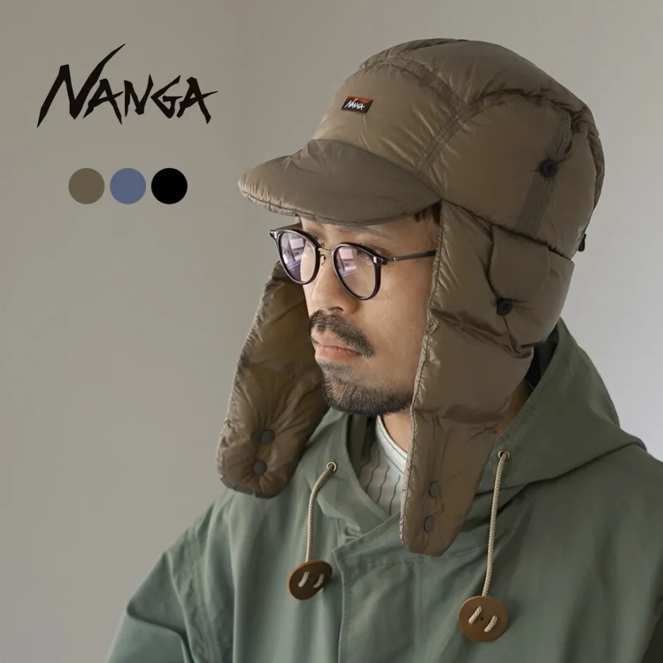 Hats^NANGA / Mountain Lodge Down Ear Flap Cap