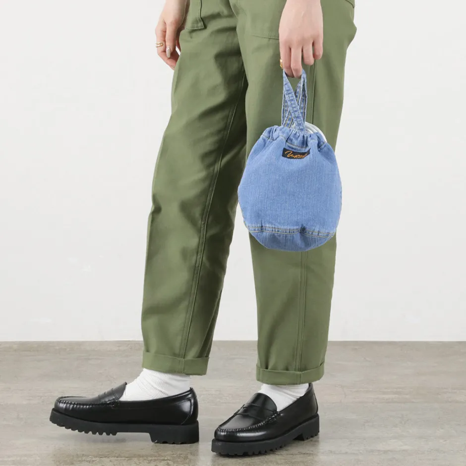 Tote Bags^NAPRON / 8oz Bleached Denim Patient Bag Small 5L lightblue