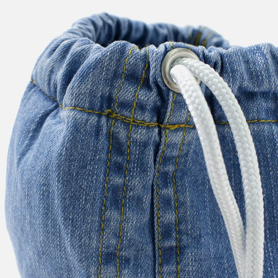 Tote Bags^NAPRON / 8oz Bleached Denim Patient Bag Small 5L lightblue