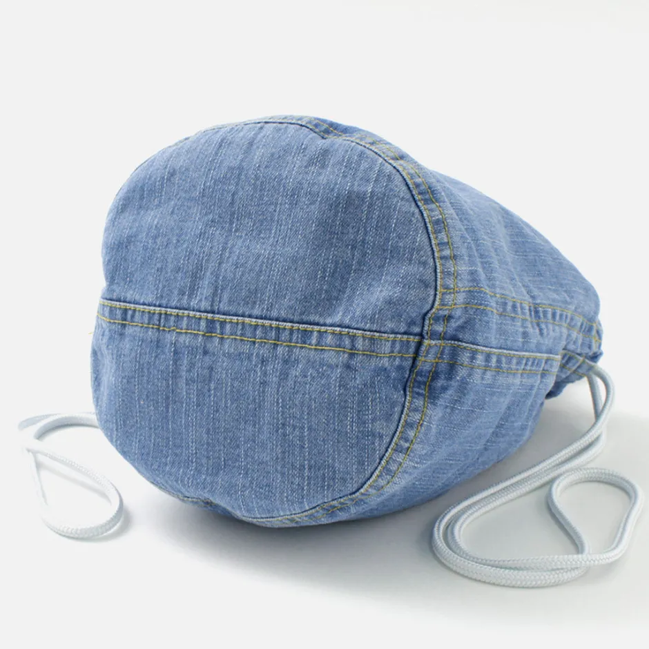 Tote Bags^NAPRON / 8oz Bleached Denim Patient Bag Small 5L lightblue