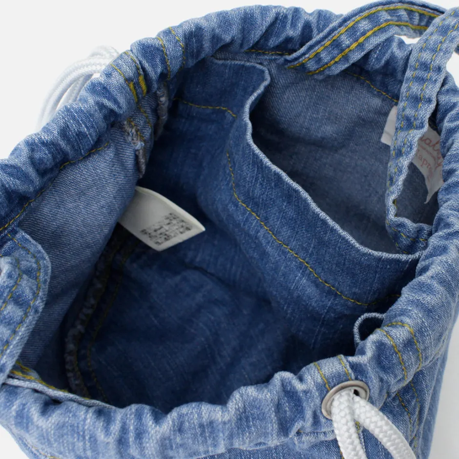 Tote Bags^NAPRON / 8oz Bleached Denim Patient Bag Small 5L lightblue