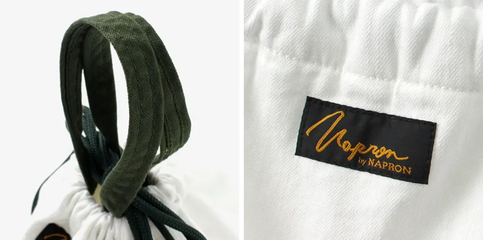Tote Bags^NAPRON / 8oz Denim Patient Bag Small 5L white
