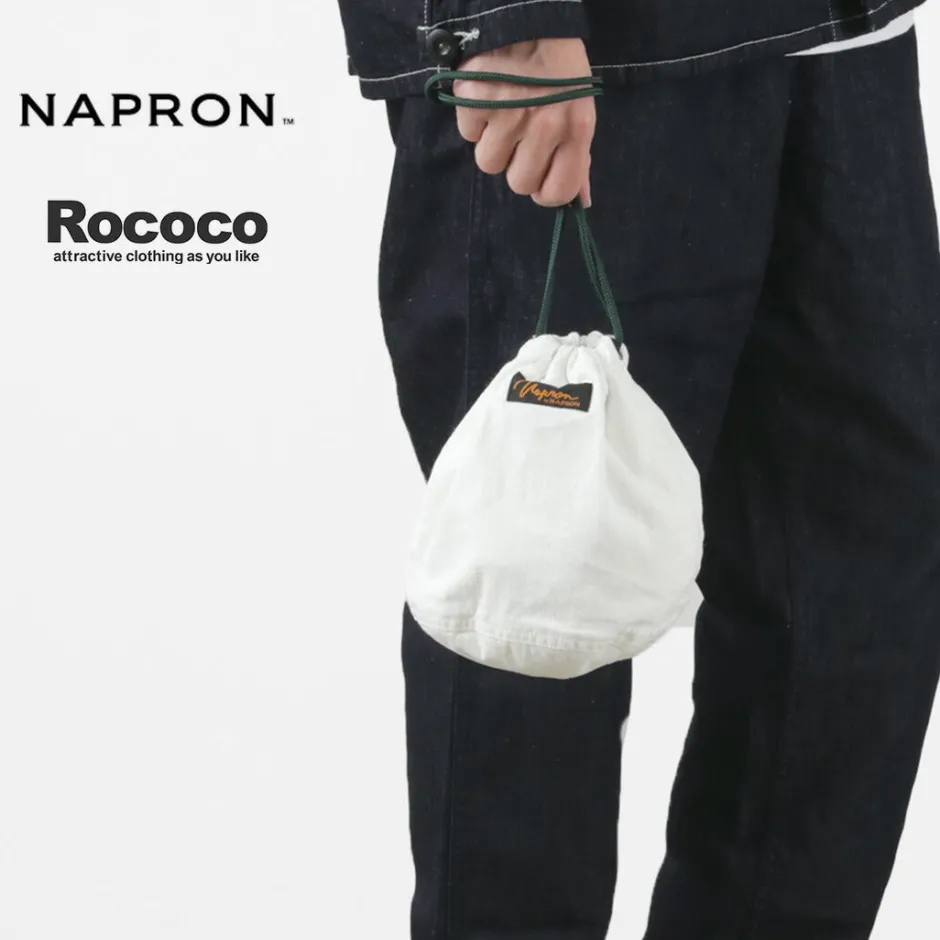 Tote Bags^NAPRON / 8oz Denim Patient Bag Small 5L white