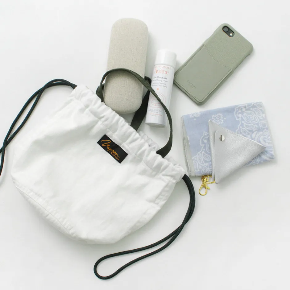Tote Bags^NAPRON / 8oz Denim Patient Bag Small 5L white