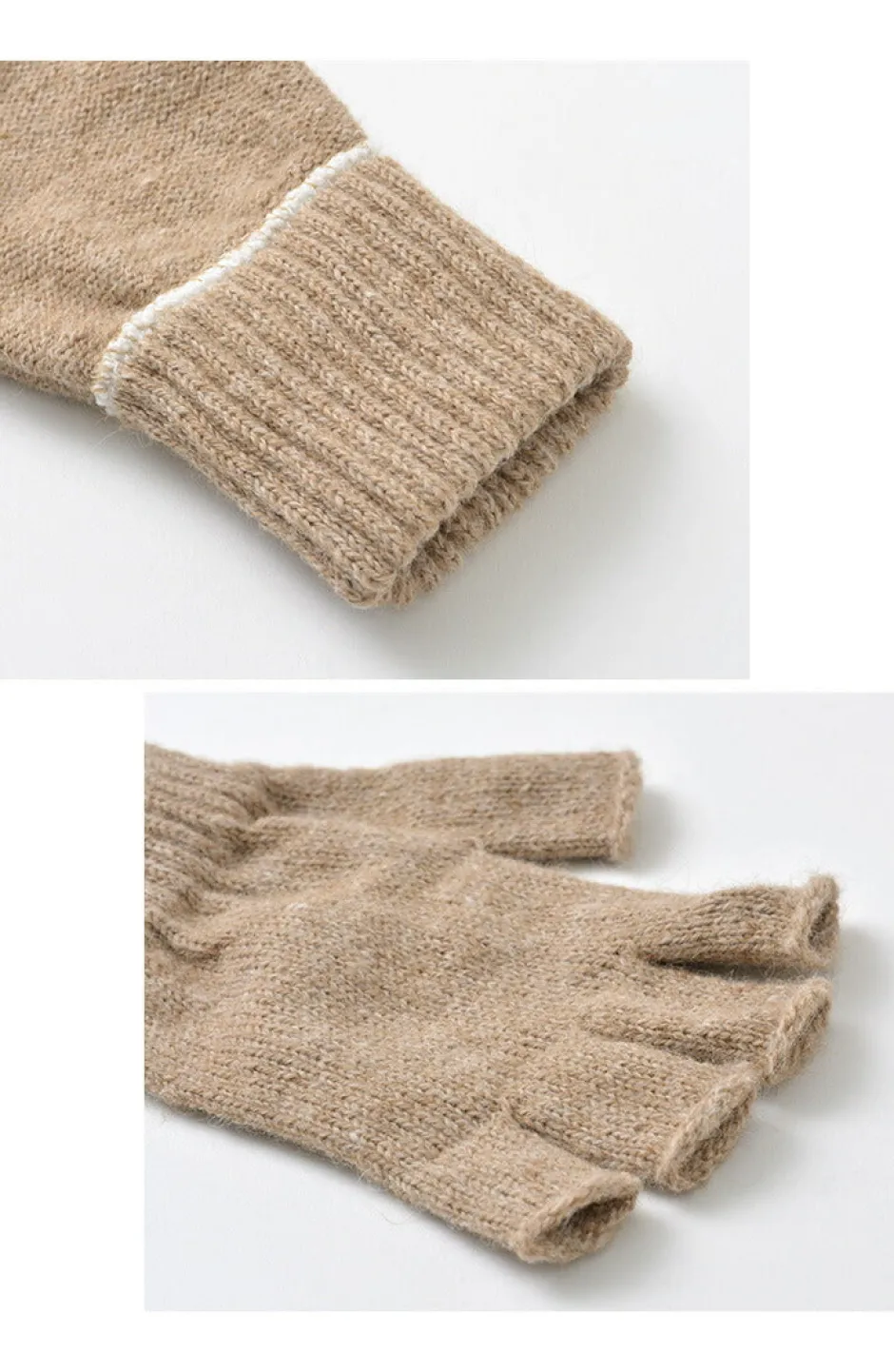 Gloves^NEAFP / Alpaca fingerless knitted glove