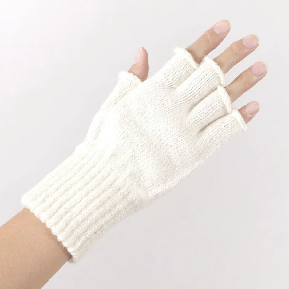 Gloves^NEAFP / Alpaca fingerless knitted glove