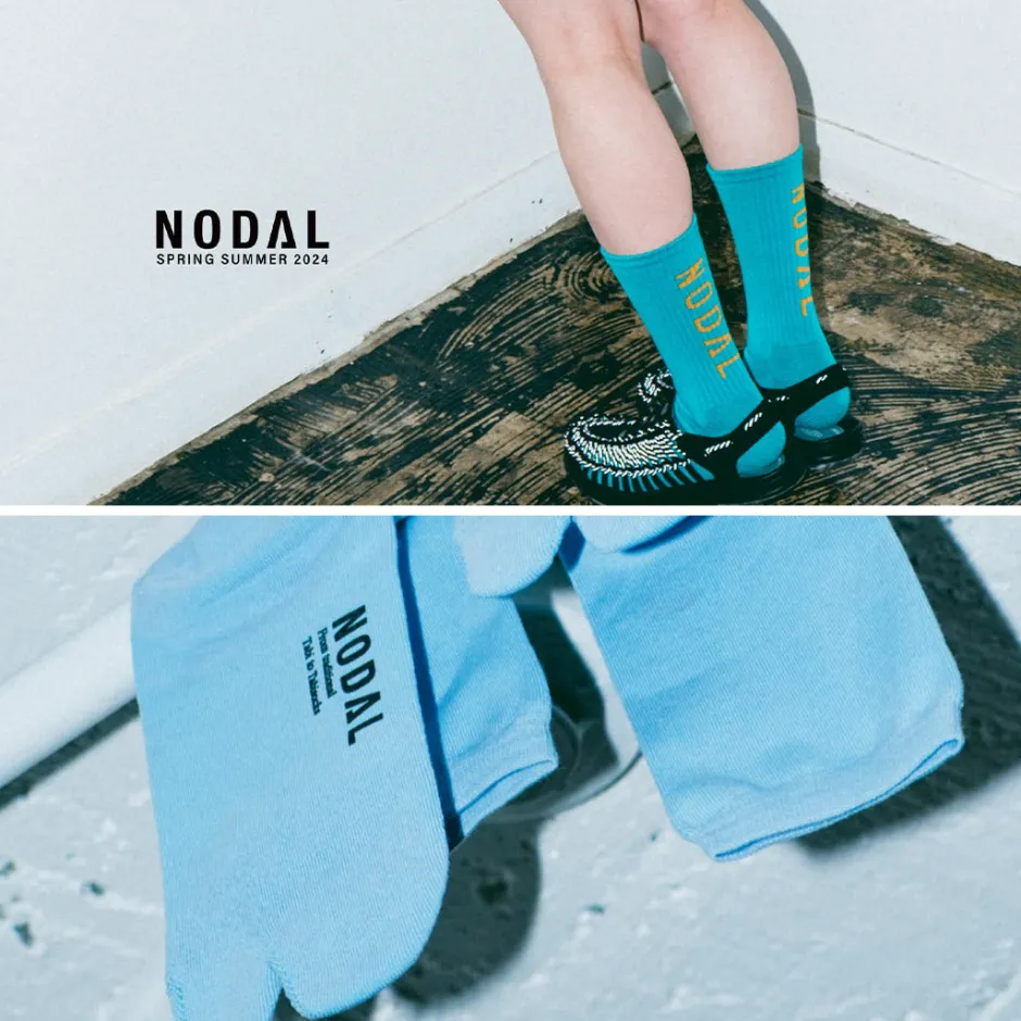Socks^NODAL / Organic Cotton 3 Pack Crew Socks natural