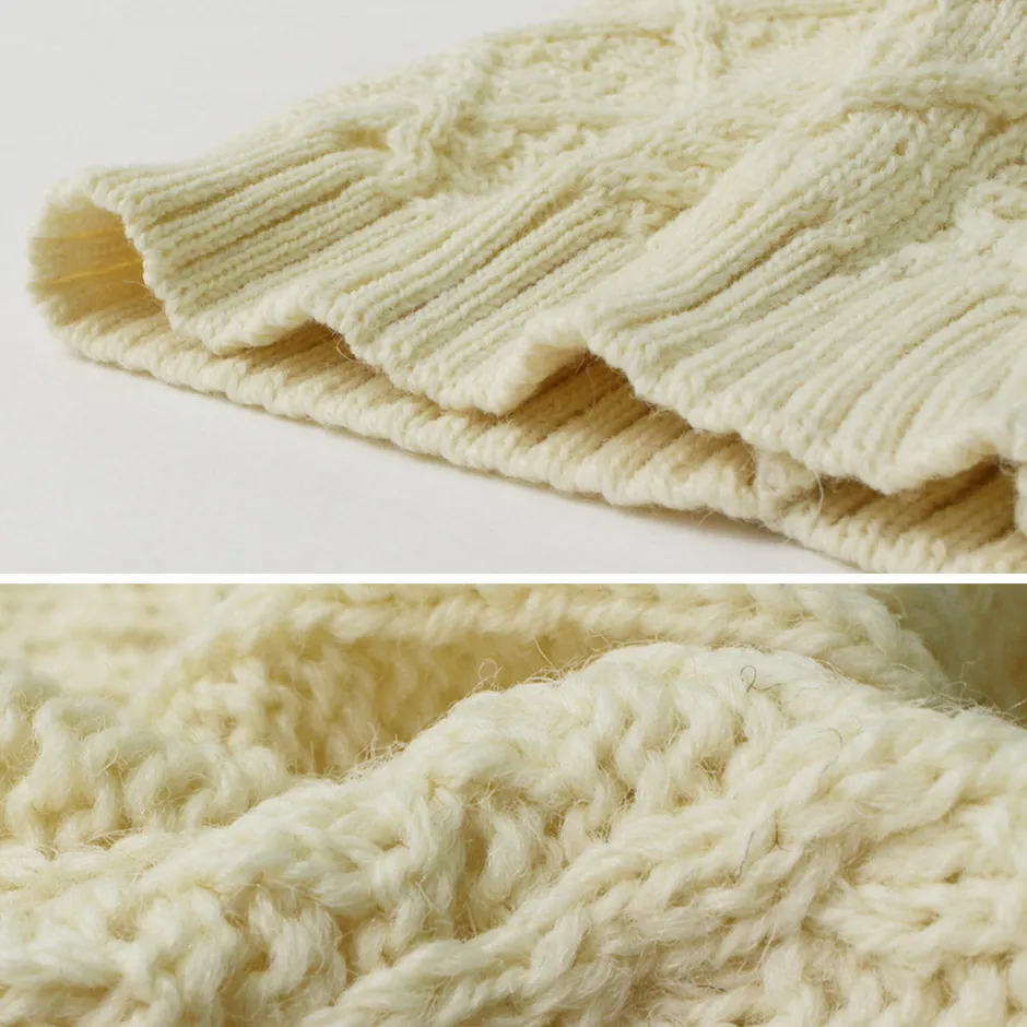 Sweatshirts^OLD DERBY KNITWEAR / Cable Turtle Slipover