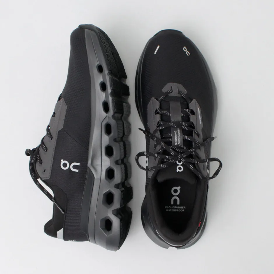 Sneakers^ON / Cloud Runner 2 Water Proof black