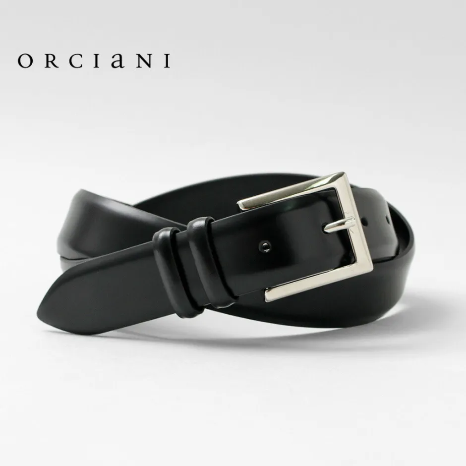 Belts^ORCIANI / Calf Classic Leather Belt black