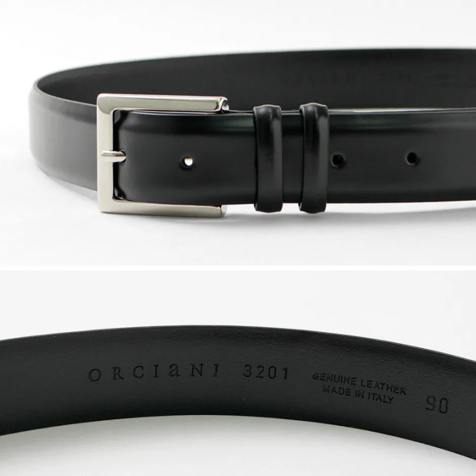 Belts^ORCIANI / Calf Classic Leather Belt black