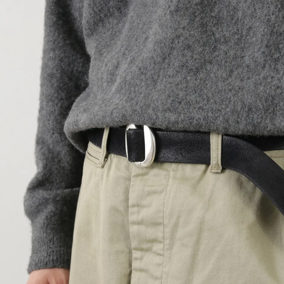 Belts^ORCIANI / Hunting Double Suede and Leather Belt S-Buckle