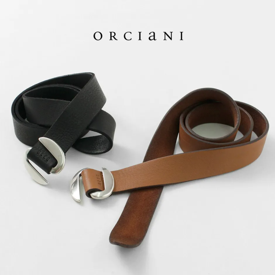 Belts^ORCIANI / Hunting Double Suede and Leather Belt S-Buckle