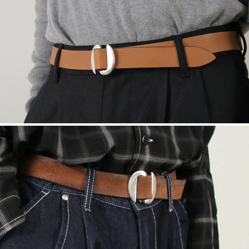 Belts^ORCIANI / Hunting Double Suede and Leather Belt S-Buckle