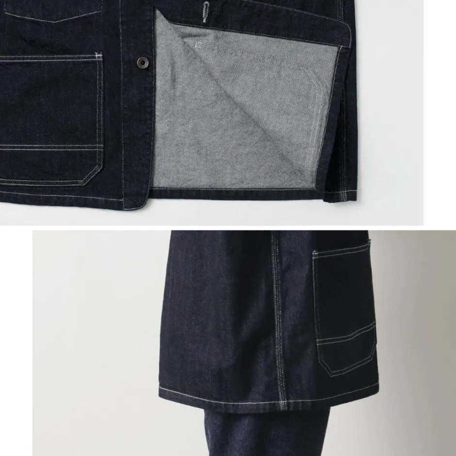 Jackets^ORDINARY FITS / Denim coverall jacket one-wash dark-indigo