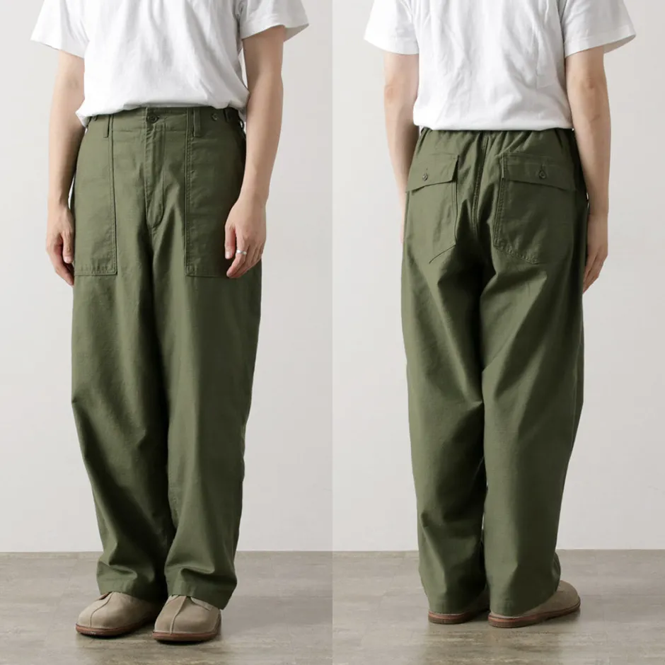 Work Pants & Chinos^ORDINARY FITS / James Fatigue Back Satin