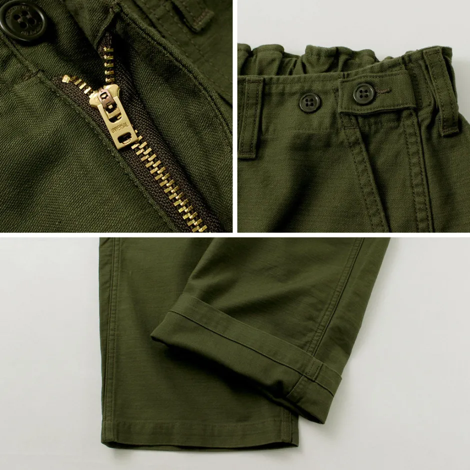 Work Pants & Chinos^ORDINARY FITS / James Fatigue Back Satin